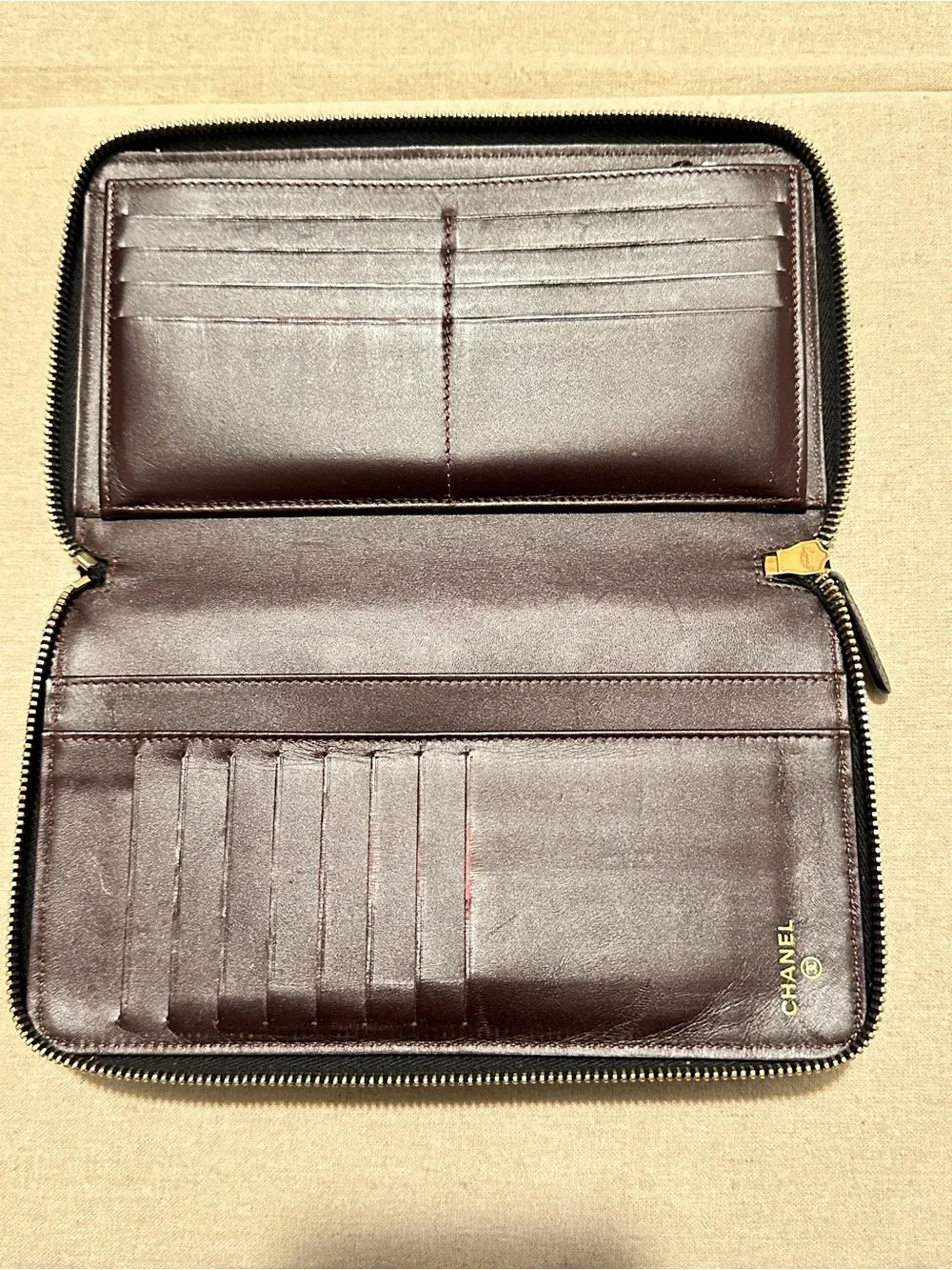 CHANEL | Wallet | Chanel Caviar Quilted Large Zip Around Organizer Wallet Black